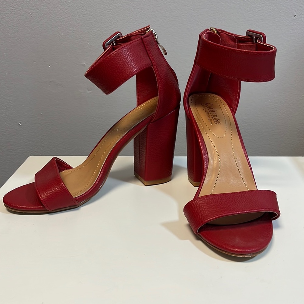 Red Catherine Malandrino heels